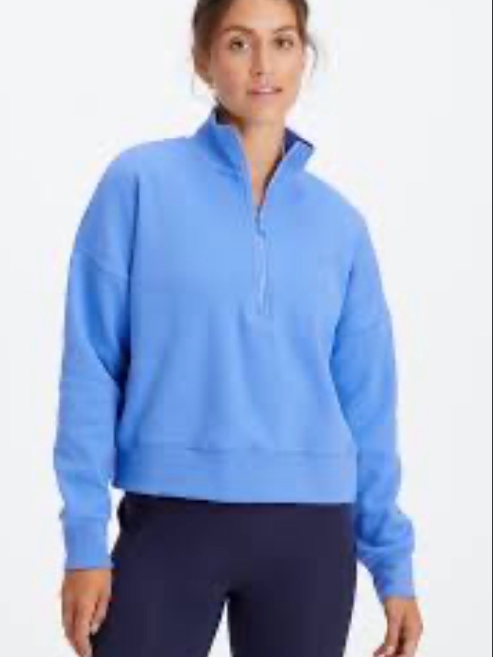 Fabletics Catarina Mock Neck Zip Pullover